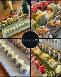 Hausgemachte Sushi-Spezialitäten im italienischen Restaurant Lauf - Zucchero